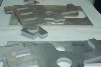 waterJet, aluminios.