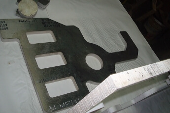 waterJet, aluminios.