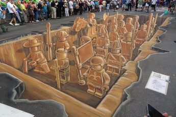 Arte 3D callejero y varios.