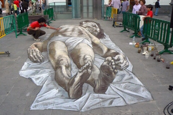 Arte 3D callejero y varios.