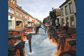 Arte 3D callejero y varios.