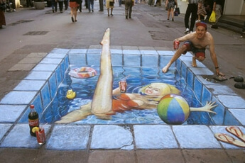 Arte 3D callejero y varios.