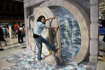 Arte 3D callejero y varios.